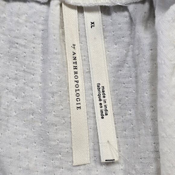 Anthropologie White Tube Top Shirt NEW $39 Sleeveless Linen Halter Women Size XL - Picture 4 of 8